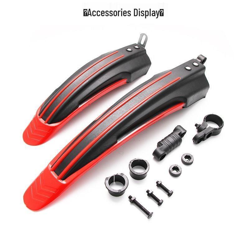Adjustable Flying Dragon Bicycle Mudguard Set - Front & Rear Fenders for Mountain and Road Bikes