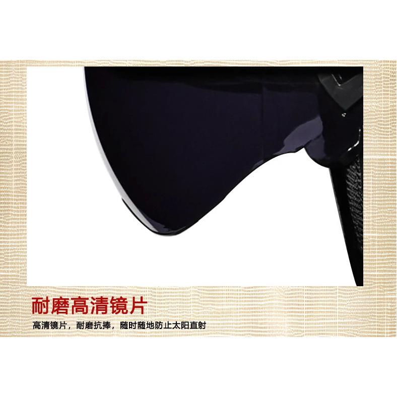 ORZ Motorcycle Helmet Retro German Classic Moto Helmet DOT Certification Capacete De Moto With HD Visors