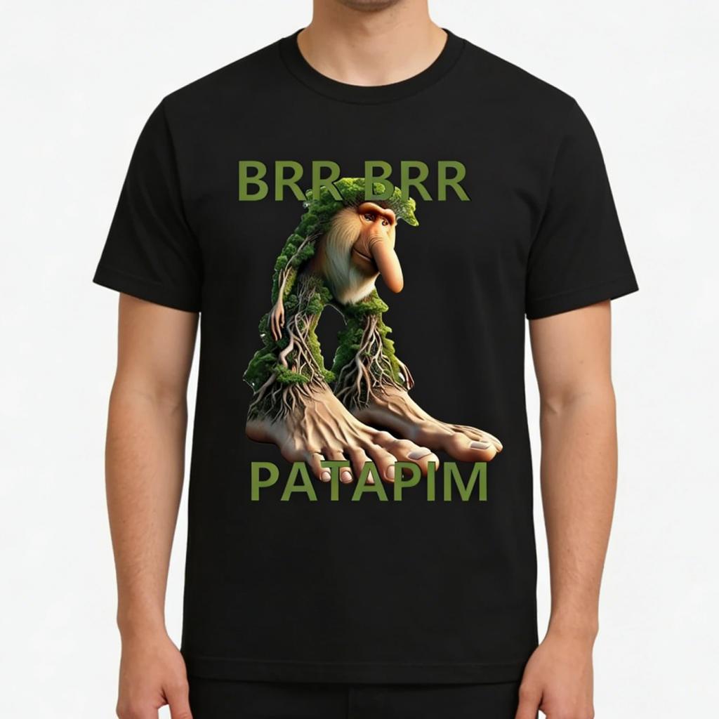 Funny Tung Tung Sahur Tshirt 3D Printed Short Sleeve Tops Summer Casual Crew Neck T Shirts Boys Tees Trend Cool Unisex Clothes