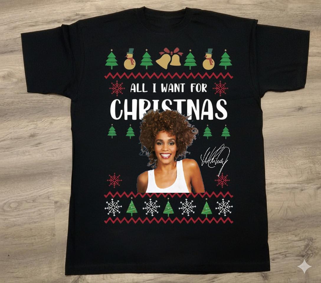 I Want For Christmas Whitney Unisex T-Shirt S