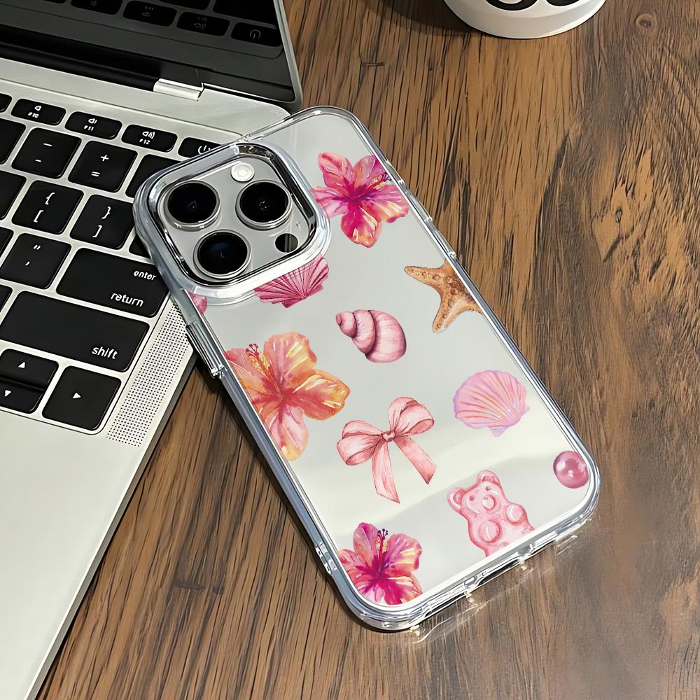 Summer Marine Life Phone Case for Samsung Galaxy S25 S24 S23 S22 S21 S20 Note20 FE Ultra Edge Plus 4G 5G Transparent Soft Cover