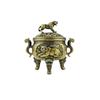 Alloy Creative Chinese Incense Burner - Indoor High-End Metal Ornament for Coils
