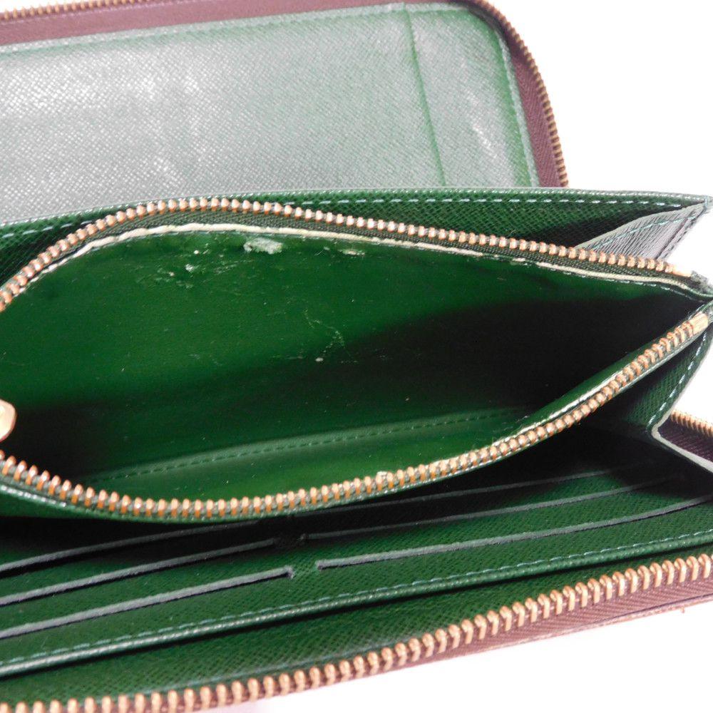 Used 12564 Zippy Organizer M60035 7940 Bellboy Green Zip Around Monogram Groom Veil Men's from Japan AUTHENTIC