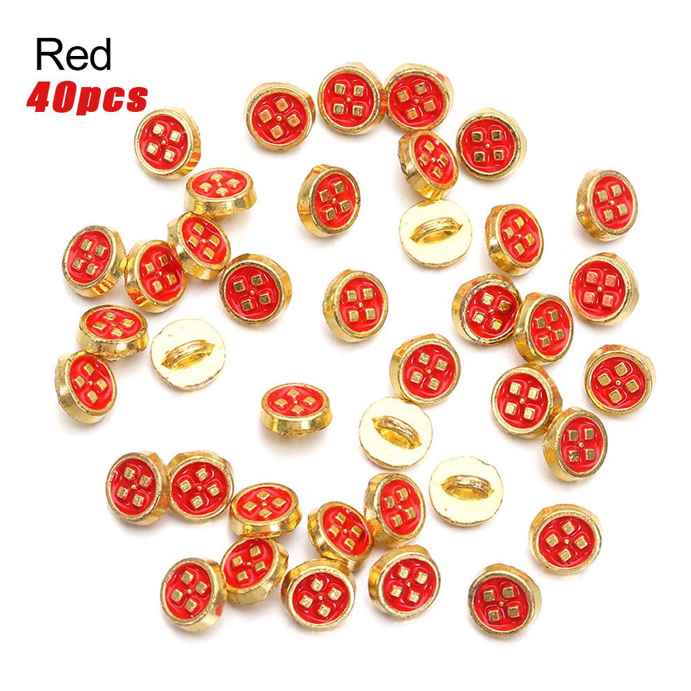 20/40Pcs Mini Metal Button Buckle DIY Doll Clothes Decor Buckle 5mm Star Buckles for Handmade DIY Crafts Sewing Accessories