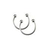Ear Rings Corrosion Resistant Polished Earrings Body Jewelry Supplies Silver