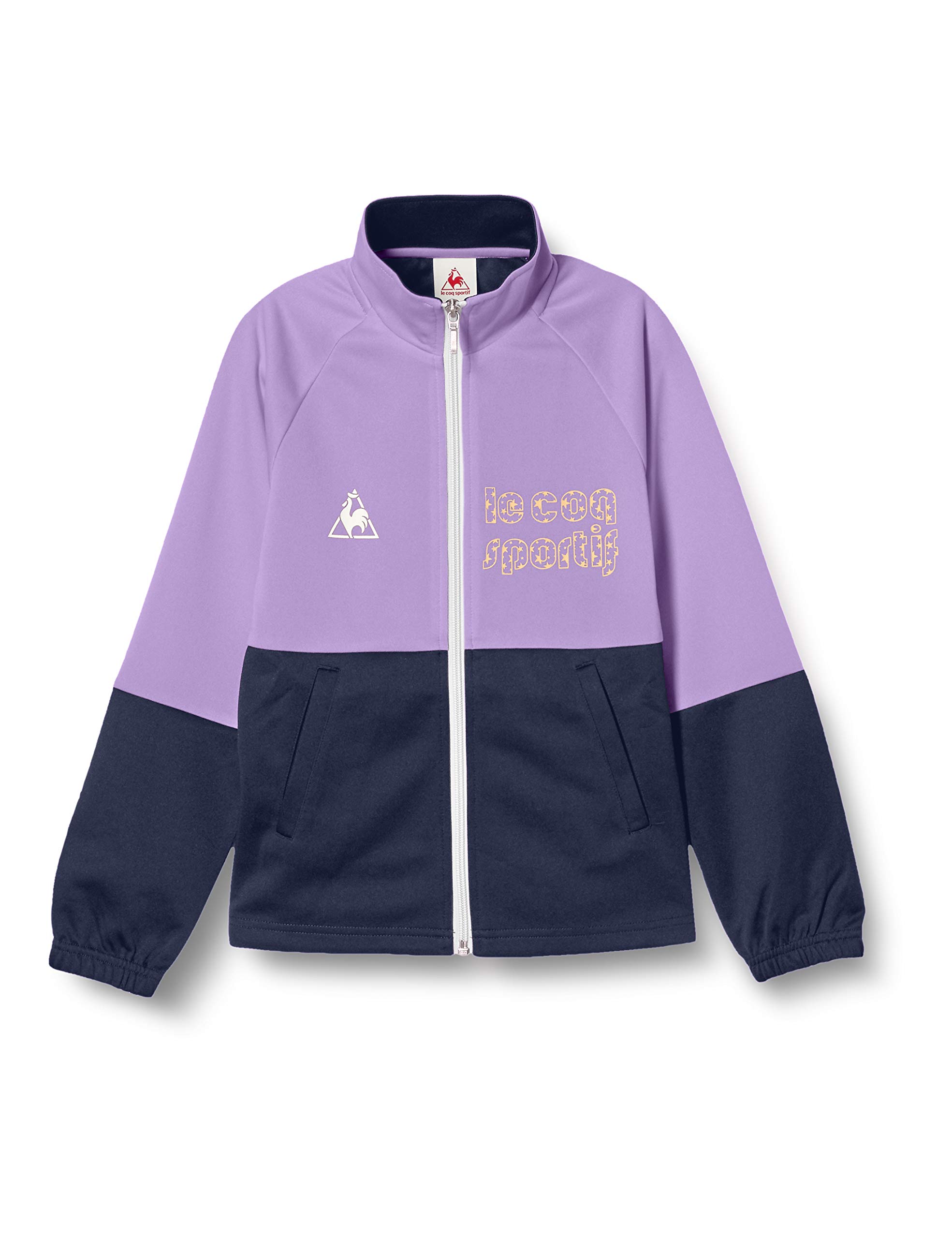 

Le Coq Sportif Training Sweat Size 110 to Japanese size Warm-Up Jacket, Girls NVY, (equivalent 110)