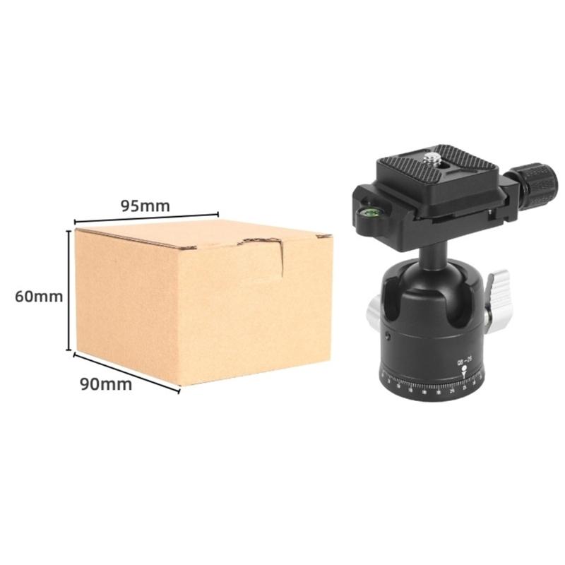 1/4 Thread Camera Ball Mount Tripods Featuring Precisions Adjustment Dials For Professional Photography
