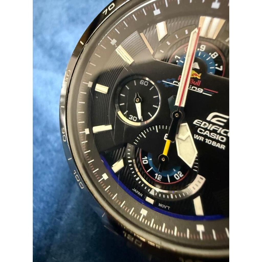 Used CASIO EDIFICE Red Bull Racing Limited Model with Box