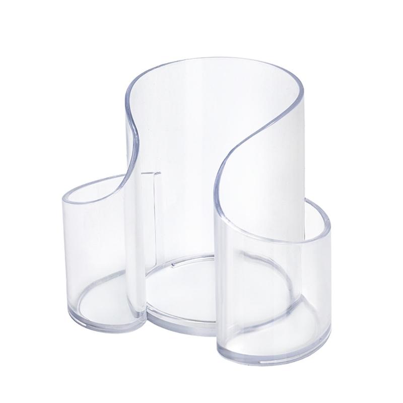 Space Saving Countertop Organiser For Cotton Swabs Floss Dispensing Bathroom Essential Storage Container