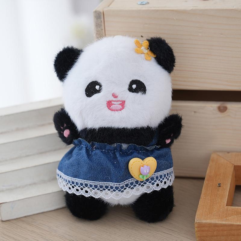 Panda Plush Keychain Toy With Pp Cotton Filling For Kids And Collectors