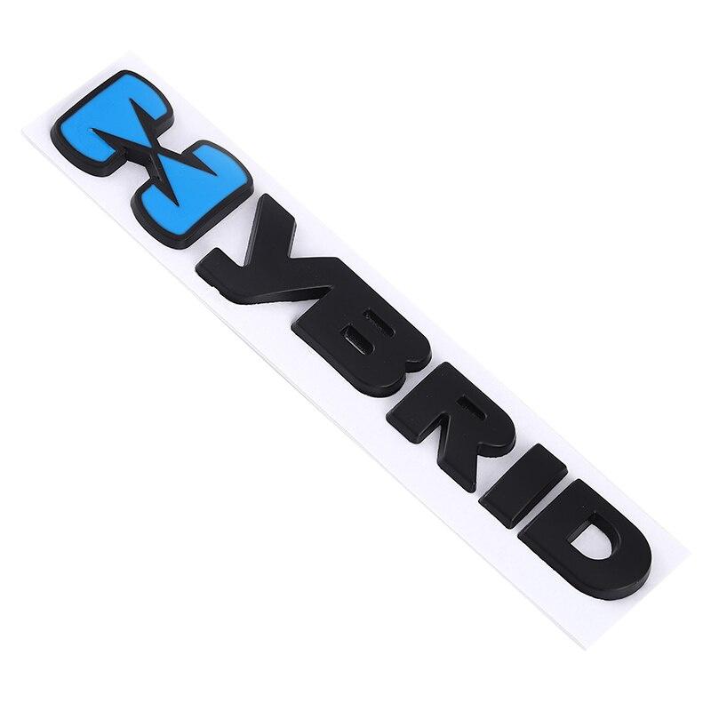 

Наклейка на автомобиль HYBRID Logo Emblem Chrome Badge Decals для стайлинга автомобиля Наклейка D