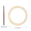 50pcs Wood Chip Craft Accessories 6Cm Round Diy Decorative Pieces For Scrapbooking Hollowed Mini Slices Wall Hanging Christmas