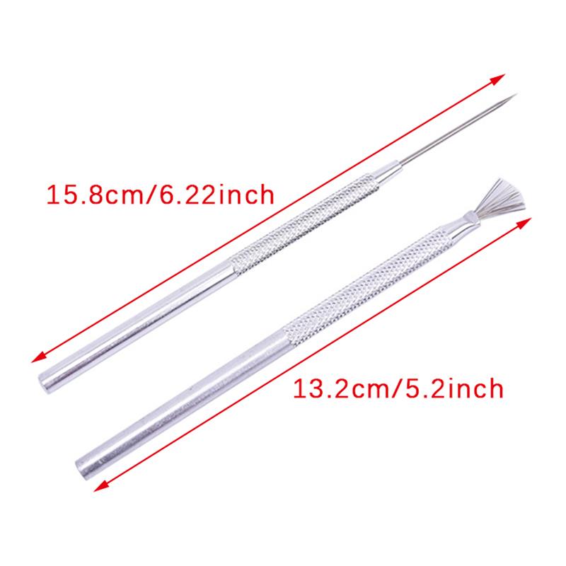 1PCS Wire Texture & Needle Pottery Clay Tool Modeling Pottery Texture Brush Tool