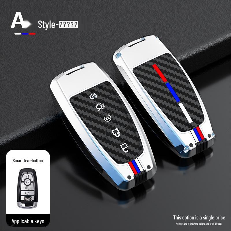 Ford Edge Mondeo Focus Explorer Key Case with Metal Buckle