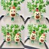 Plush Avocado Toy Keychain With Soft Short Plush Pp Cotton Filling For Gift Kids