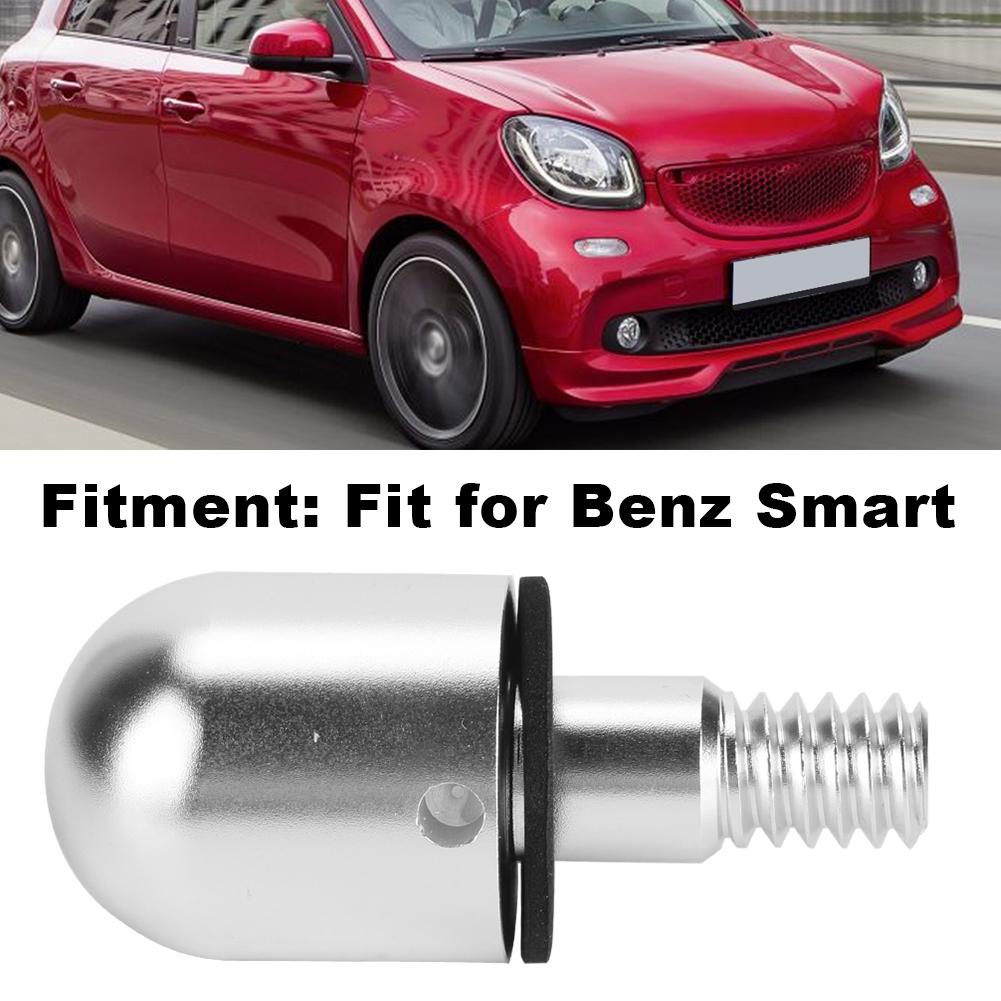 Car Front Bumper Round Nail Guard Anti Collision Protector Fit for Benz SmartSilver