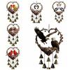 Goose Wind Chime with Bells Eagle Decorative Chain Garden Decoration Bird Hanging Pendant  Home