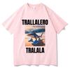 Tralalero Tralala Funny Shark With Shoes Meme T Shirts Summer Unisex Unisexs Humor Oversized Tshirt Unisex Gothic Vintage Tshirt
