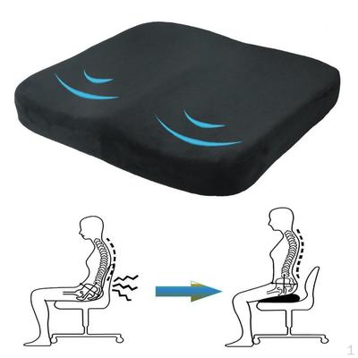Memory Foam Cushion Soft Seat Pad for Coccyx, Orthopedic Back