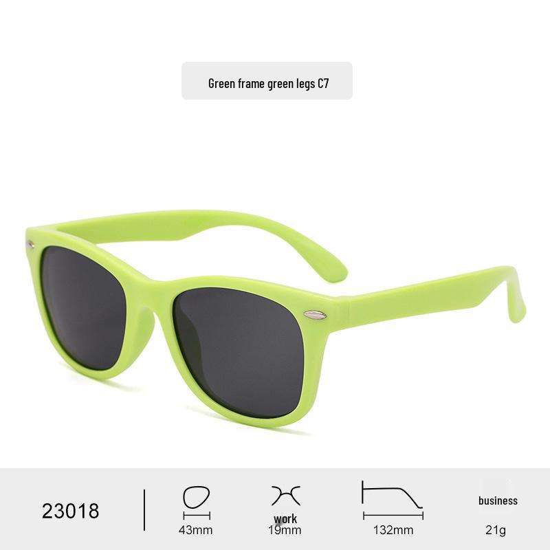 Children's Polarized Silicone Sunglasses with UV Protection - Comfortable Sun Protection for Boys and Girls