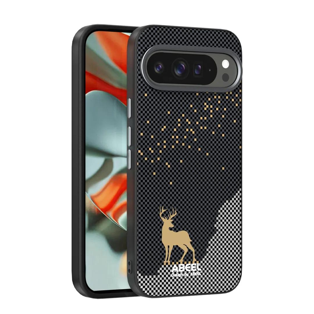 

Business Carbon Fiber Retro Pattern Design Magnetic Case For Google Pixel 10 9 Pro XL Smooth-Touch Slim Anti-Drop Protect Cover Google Pixel 10