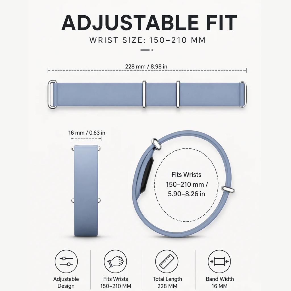 Soft Silicone Watch Band For Google Fitbit Air Straps Sport Fitness Wrist Bands For Fitbit Air Rubber Loop Correa Bracelet 3