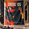 Wall Hanging Tapestry,Central Cee Printed Fabric Backdrop For Dorm Room Party Decoration