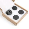 Piedini in gomma per cabinet per altoparlanti Piedini per altoparlanti Isolamento Piedini per altoparlanti in lega di alluminio 4 pezzi/set Piedini ammortizzanti Hifi Audio