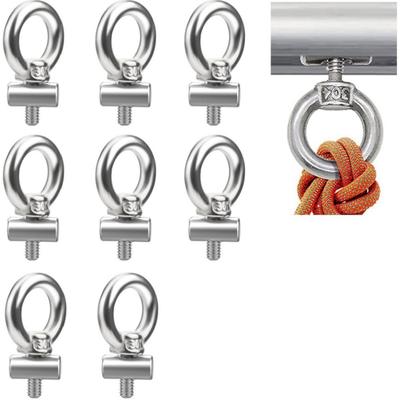 8-Pack 304 Stainless Steel Awning Track Stopper – For Caravan, RV, Camper, Boat Pipe Track, Awning Rail Stops (5-8.5mm Rail)