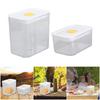 6Pc Stackable Plastic Food Storage Container With Airtight Design For Kitchen Pantries Organization Snacks Preservations