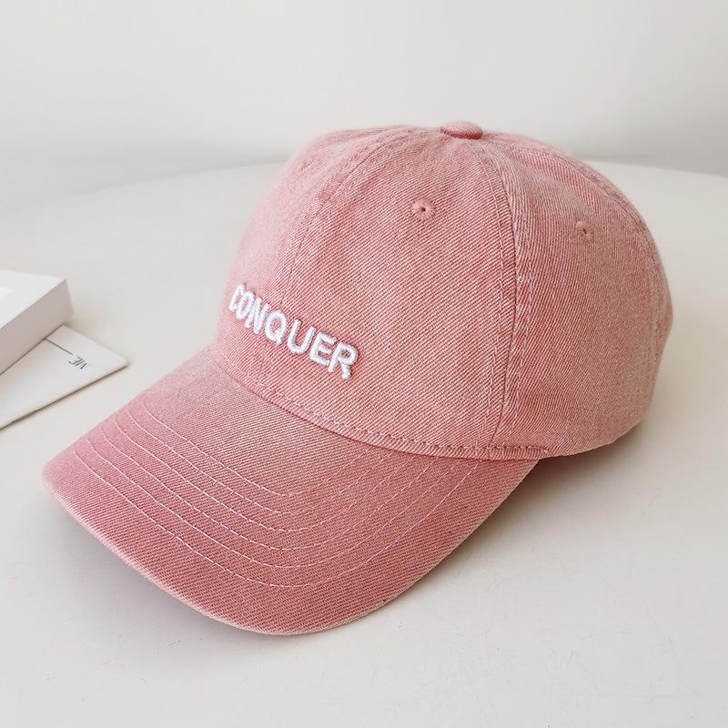 

Літера вишивка мода джинсова бейсболка дитяча весна і літо обличчя маленький м який верхній вуличний кепка чоловічий приплив Adjustable