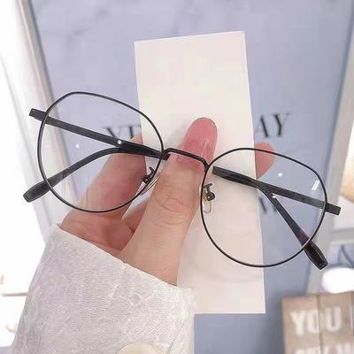 Classic Clear Lens Glasses Glasses Metal Spectacles Frame For Women Men Students Fashion Glasses