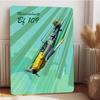 Niestandardowy Messerschmitt Bf 109 Vintage Metalowy Obraz Ścienny Dekoracja Samolotu Wojskowego z II Wojny Światowej do Domu Biura