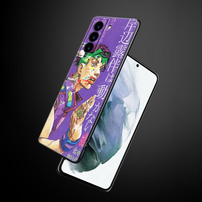

Чехол для телефона JoJo Bizarre Adventure для Samsung Galaxy S22 Pro S21 S20 Ultra FE S10 Lite 5G S10E S9 S8 Plus, мягкий черный чехол из ТПУ Samsung S8