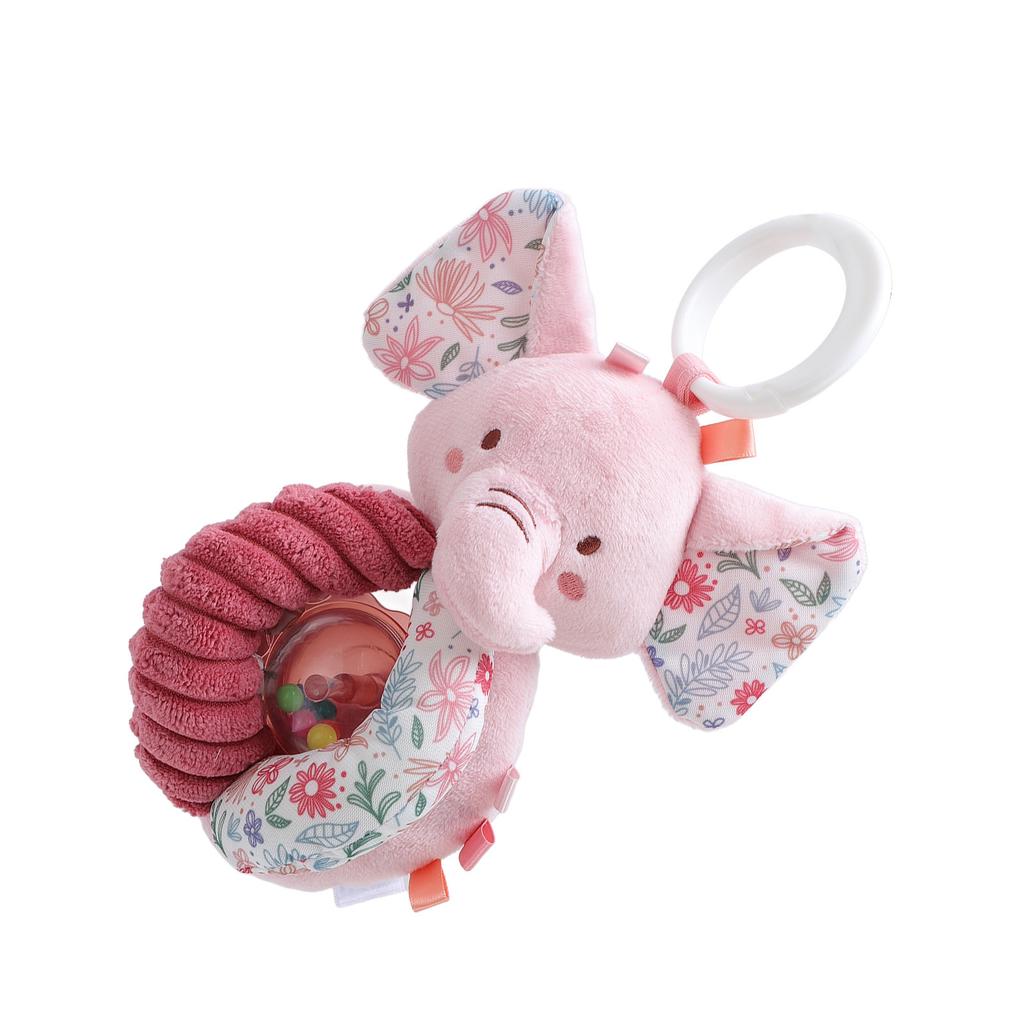 Baby Stroller Hanging Toy Crisp Sound Animal Cute Stuffed Car Seat Rattle Toy for Infant