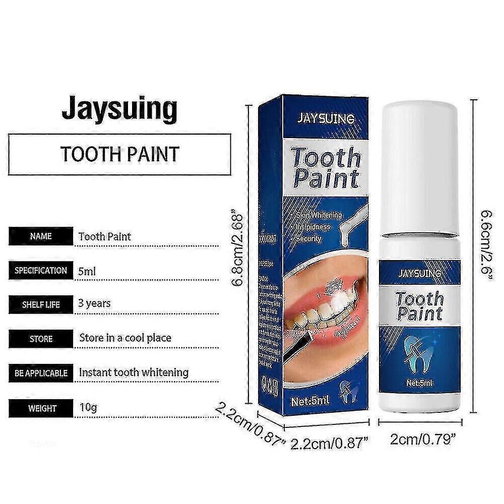 Best Seller Tooth Paint, Instant Teeth Whitening Paint Extra Strong White Tooth Polish Gel -d