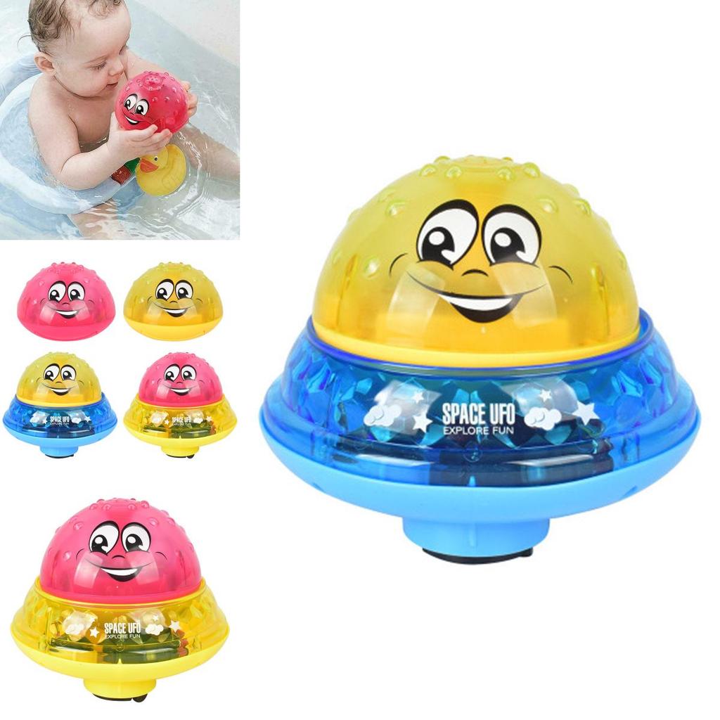 Adorable Electric Induction Spray Ball Bath Toy For Infants With Lovely Lights And Waterproof Features
