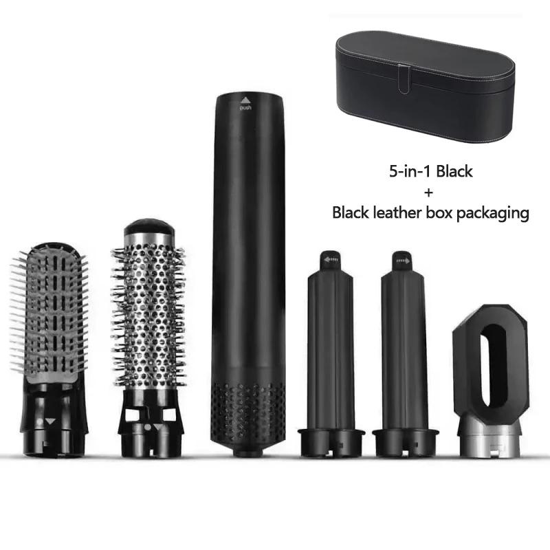 Professional 5 In 1 Hair Dryer Hot Air Comb Curler For Dyson Airwrap Hair Dryer Styling Tool Hair Straightener Hairdressing Tool