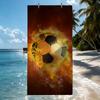 Sports Soccer Print Towel Quick Drying Beach Towels Are Suitable For Swimming Pools Camping Yoga And The Gym