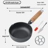 Non-Stick Mini Cast Iron Frying Pan for Oil Drizzling, Stir-Frying, and Egg Frying