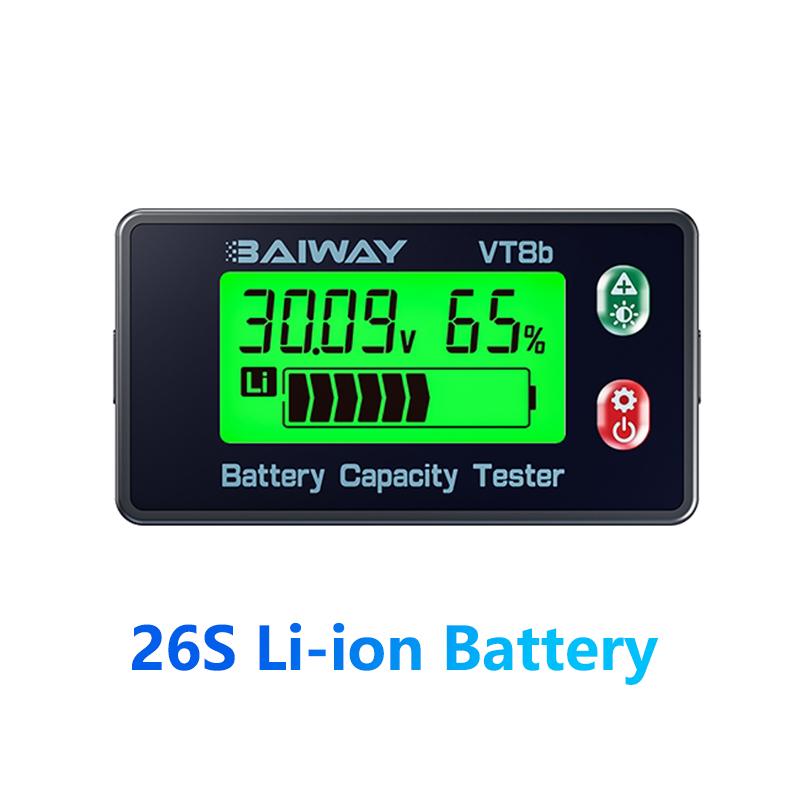 Dc 8-120V Lcd Digital Voltage Meter Battery Level Indicator Universal Battery Electric Vehicle Battery Gauge