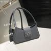 Bow foreign style niche high value baguette bag 2025 spring new women's bag fashion shoulder casual armpit bag