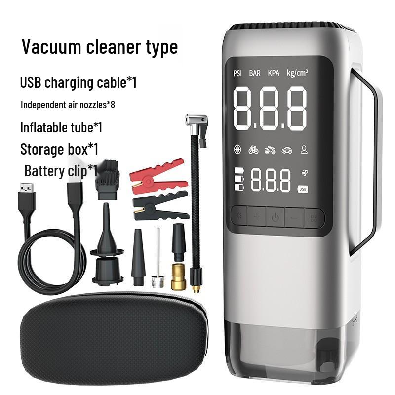 All-in-One Car Jump Starter, Power Bank, Air Pump & Vacuum Cleaner