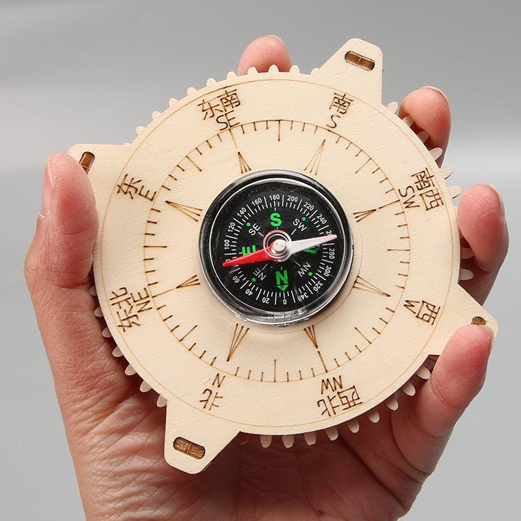 Compass Technology Small Making Children's Science Experiment Teaching Toys Handmade DIY Material Bag For Young Students