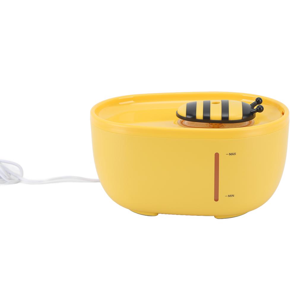 Pet Water Fountain Quiet Automatic Circulation Filtering Cute Cat Dog Water Dispenser for Small Medium Pets 2L