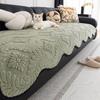 Winter Warm One-Piece Non-Slip Sofa Throw Cover Soft Fuzzy Furniture Protector Mats New Irregular-Shaped Plush Sofa Cushion