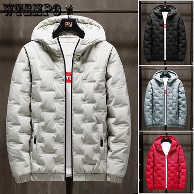 Warme Baumwolljacke Herren Winter Daunenjacke Wintermantel Kapuzen Baumwolljacke