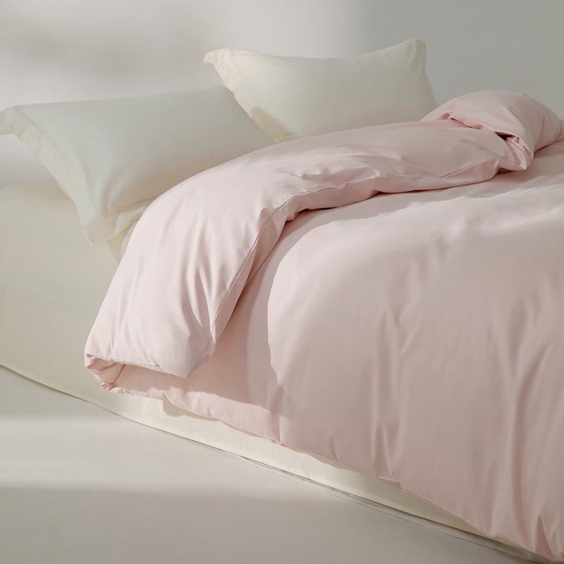 Xinjiang Long-Staple Pure Cotton Brushed Quilt Cover - Warm, Solid Color, Simple Design for Winter (Single/Double)