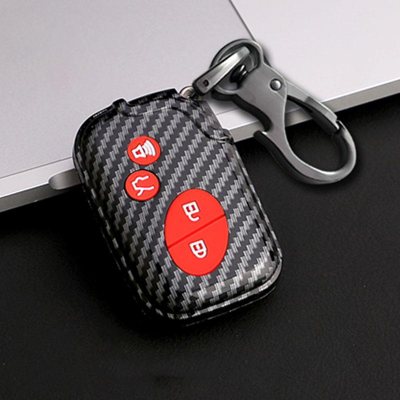 3 4 Buttons Carbon Remote Car Key Cover Case Silicone Protect Shell For Lexus Gx460 Gx Ct200H Es 300H Is250 Gx400 Rx270 Rx450H
