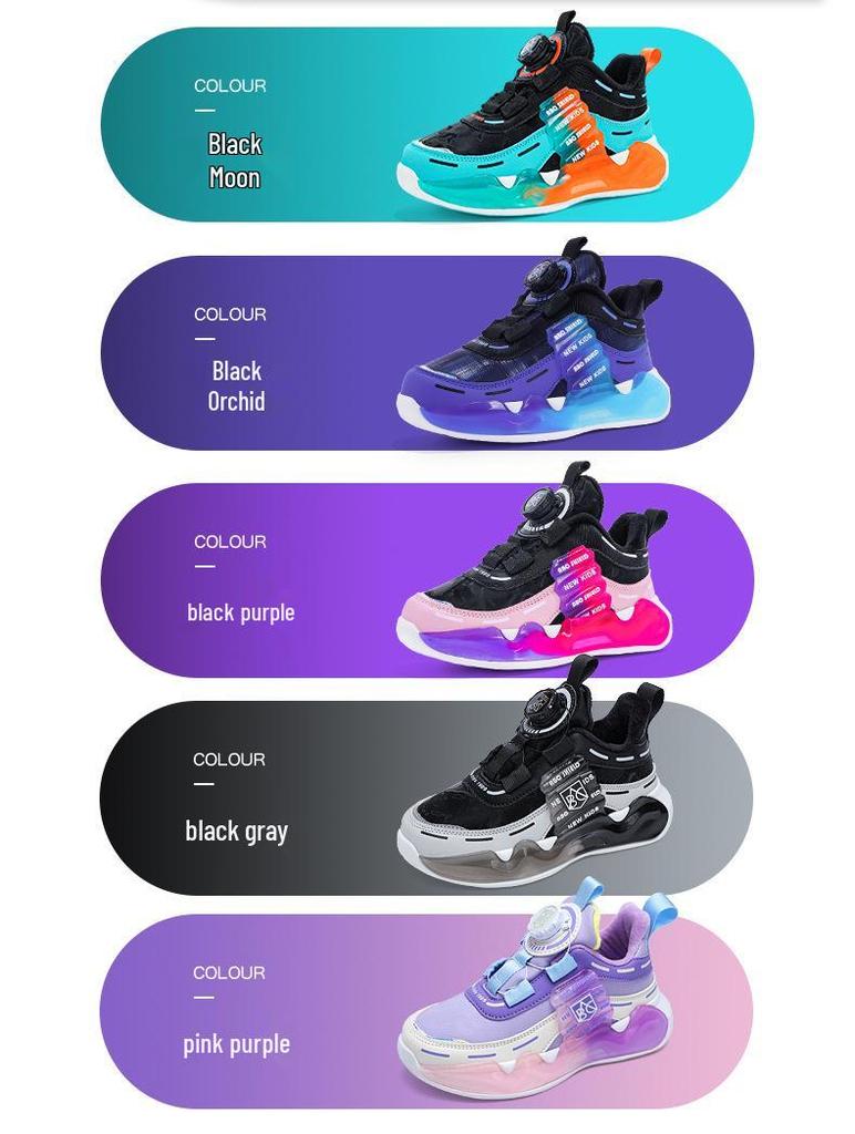 Men's Cotton-Lined Winter Sports Shoes, Rotating Buckle, Chunky Sneakers for Kids and Girls (2026).